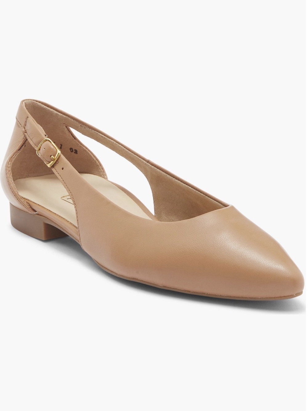 Paul Green pointed-toe slingback flats